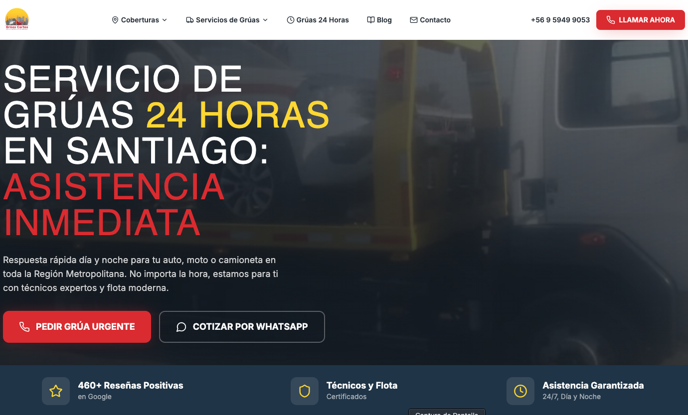 Vista previa de gruascortes.cl